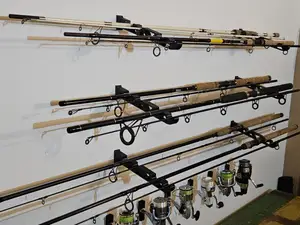 Fishing Rod Wall Mount
