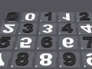 House Number Light Boxes