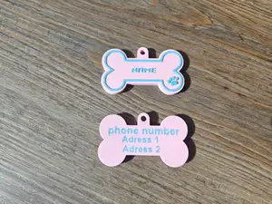 Dog Tags with name, phone and adress