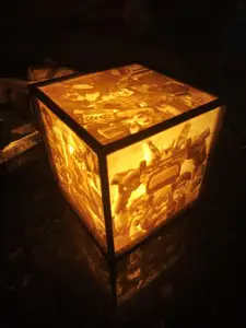 Lithophane TV Show for kids "TOBOT - cubic lamp