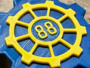 Fallout inspired tow bar ball hitch cap cover