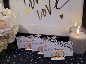Wedding ring place  holders