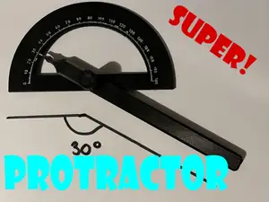 Protractor, angle measurement