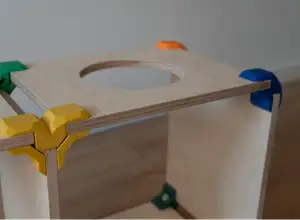 3d打印板子连接件,用于简易家具DIY