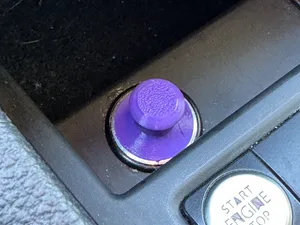 Car cigarette blind plug