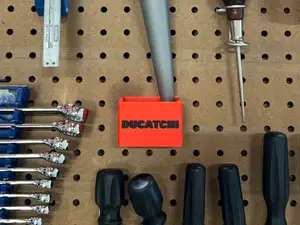 Oil Catch for Pegboard Wall (Blank or "Ducatchi")