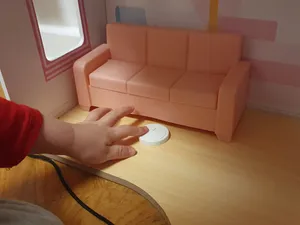 Dollhouse vacuum cleaner similar to xiaomi/roomba