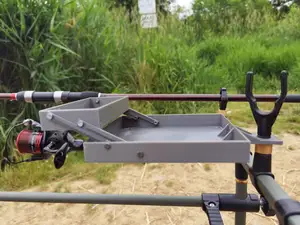 Double-decker fisherman's folding table.