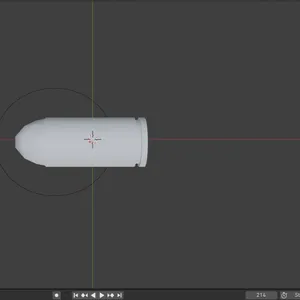accurate sized 9mm bullet!