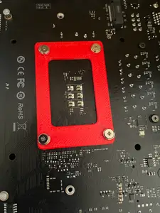 10729 12th Gen ES CPU Back plate
