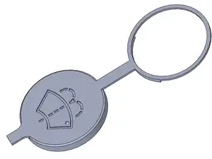 Wiper Washer Reservoir Cap (TPU print)