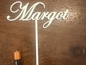 Margot Cake topper