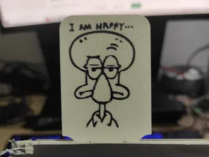 Squidward bookmark