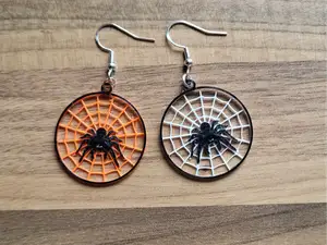 spider web earring