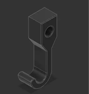 Flag pole holder(boat) with pin