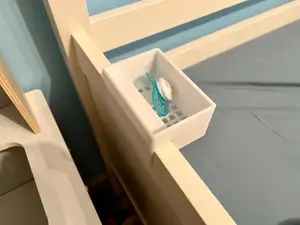 Pacifier box for child's or baby's bed (or other)