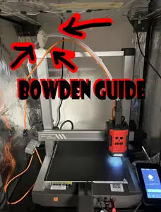 Anycubic Kobra 3 Combo Bowden cable guild