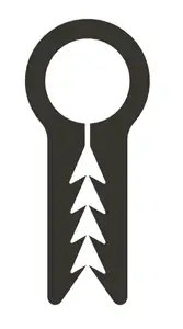 Clip for hanging towels