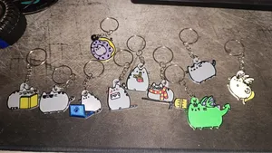 THE ULTIMATE PUSHEEN KEYCHAIN COLLECTION
