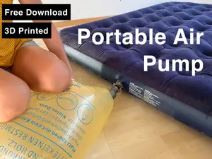Fully 3D-Printed Air Mattress Pump