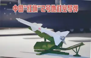 中国“红旗”2号地对空导弹