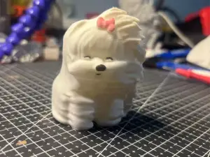 风吹小狗—蝴蝶结小狗—玛尔济斯犬(潦草小狗)