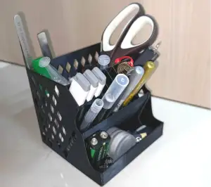 U盘笔架收纳盒