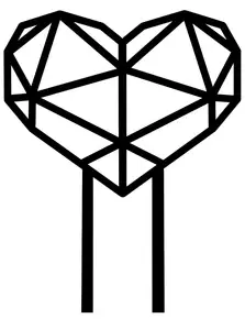 plantsupport geometric hearth