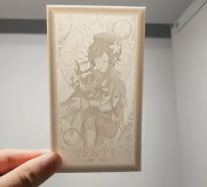 原神温迪透光浮雕