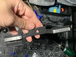 RC truck 1/14 rear platform with lights