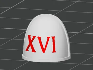 Luna Wolves Legion Pauldron