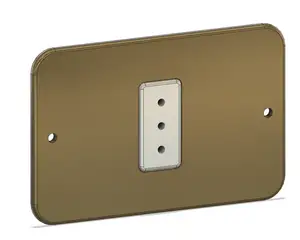 Replace.of plate for old electrical wall socket