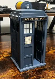 10th Doctor Tardis With Hinged Doors