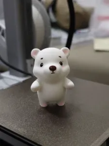卡通小白熊