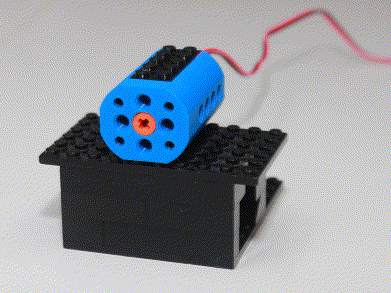 Brick technic motor, building kit