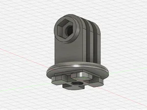 Chest mount adapter action cam