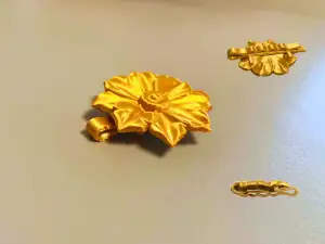 经典花朵发夹/头饰 带夹子 打印即用