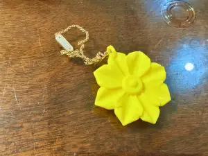 经典花朵形状吊坠 带环 完美配合项链