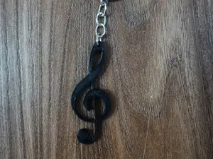 TREBLE CLEF KEYCHAIN - CHIAVE DI VIOLINO