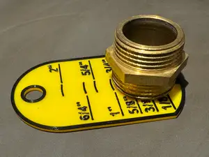Pipe thread measure tool