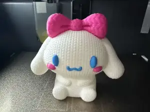 冬日针织蝴蝶结,大耳狗玉桂狗拆件