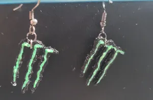 Boucle d'oreille Monster energy