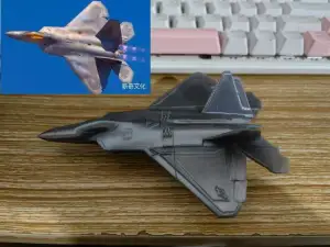 F22战斗机,超精细节版,带轮子带支架,美国f22猛禽