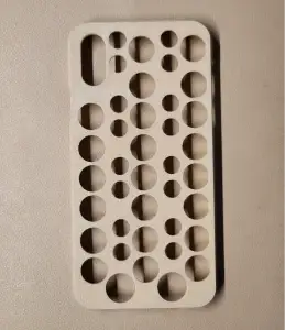 iPhone xs case 散热手机壳(圆形序列镂空)