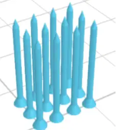 80 mm Golf Tees (12 Pack)