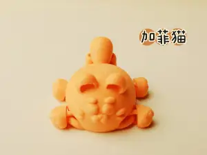 趴着 关节可活动 加菲猫