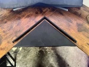 L shaped desk filler plate and jig 400x400x15mm