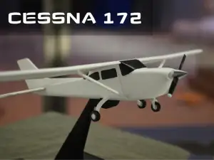 【Cessna 172】1:48飞机模型