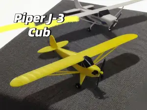Piper【 J-3 Cub】飞机模型