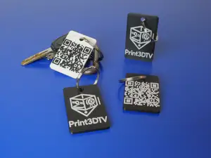 QR Code or Logo Keychain Generator with NFC
